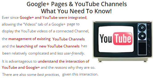 google plus pages and youtube - what you need to know