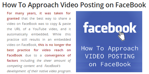 howtoapproachvideopostingonfb