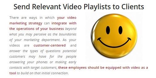 sendrelevantvideoplayliststocustomers